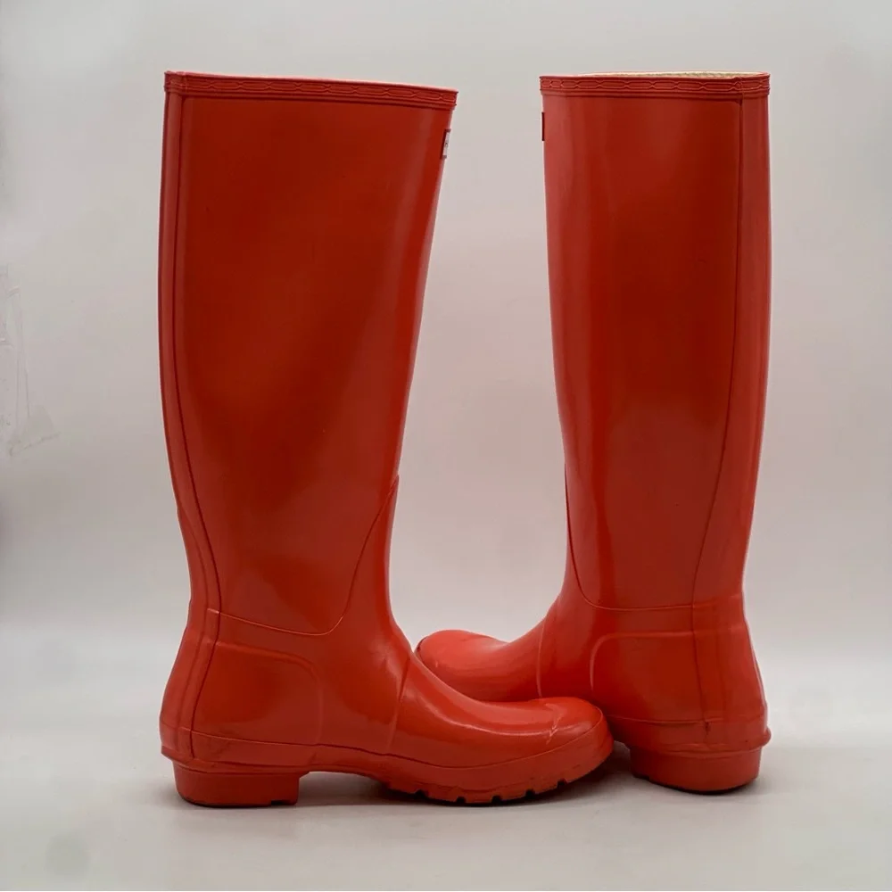 Hunter Original Gloss Boots. Size 9